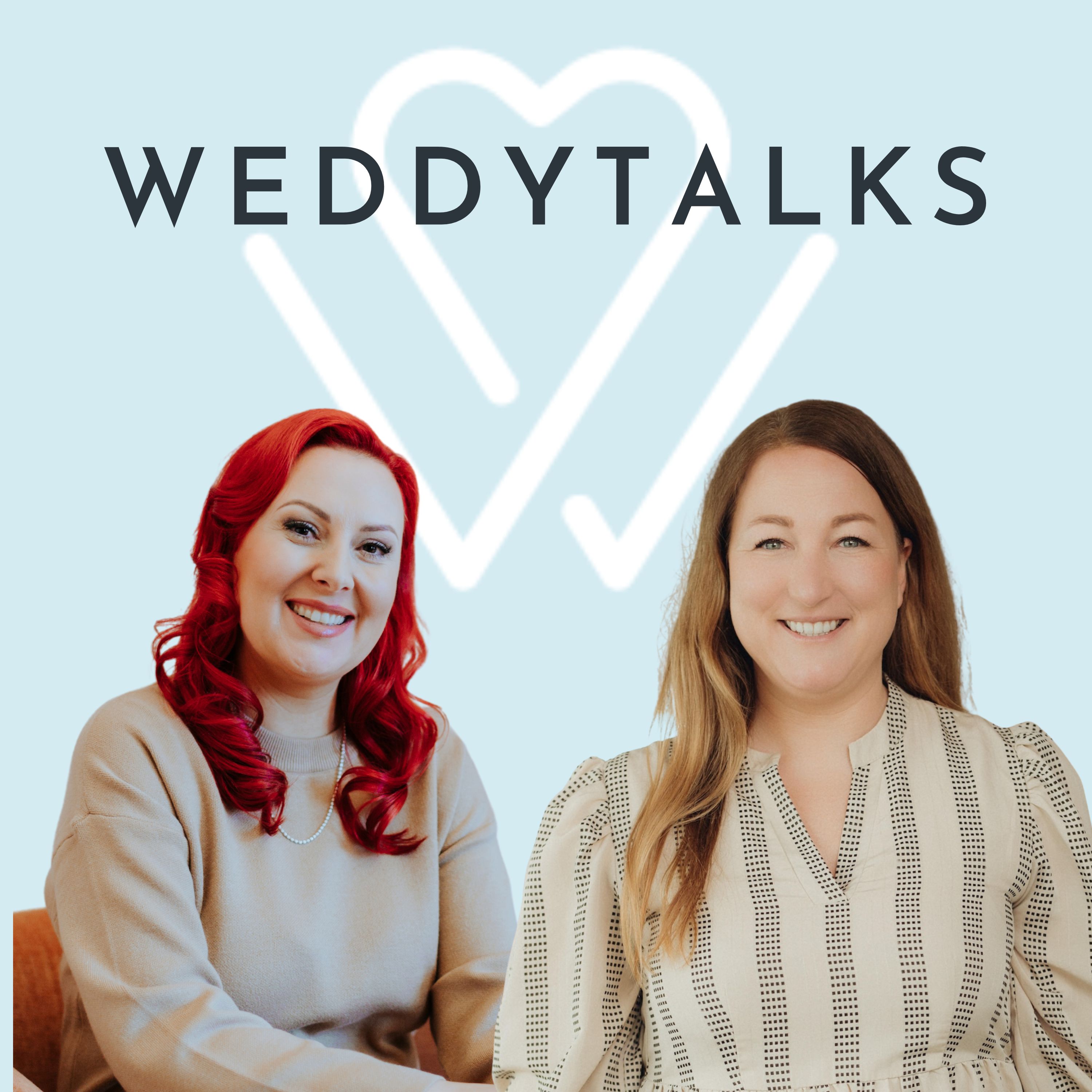 WeddyTalks Host Svenja mit Gast und Hochzeitsplanerin Katharina