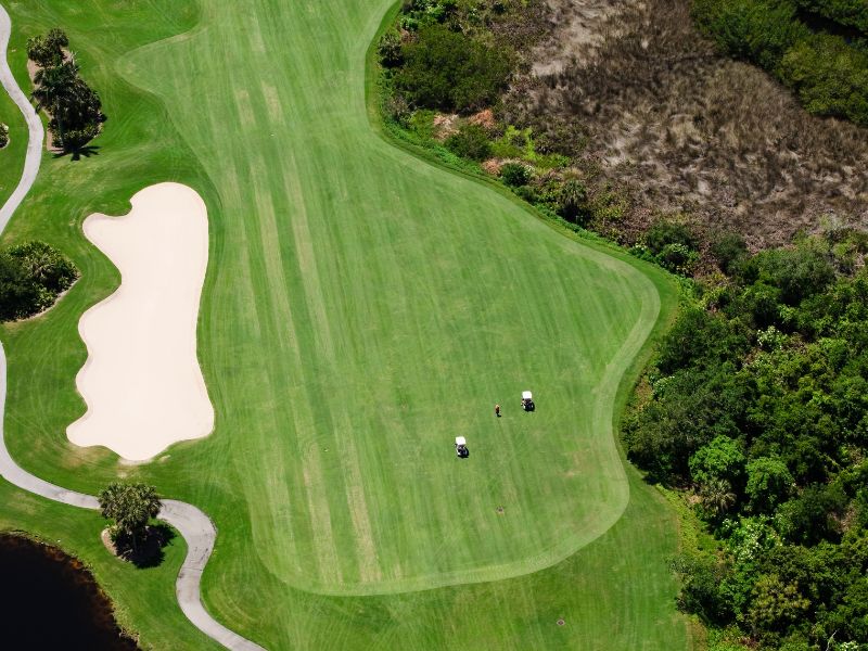 Golfplatz auf Mallorca. 